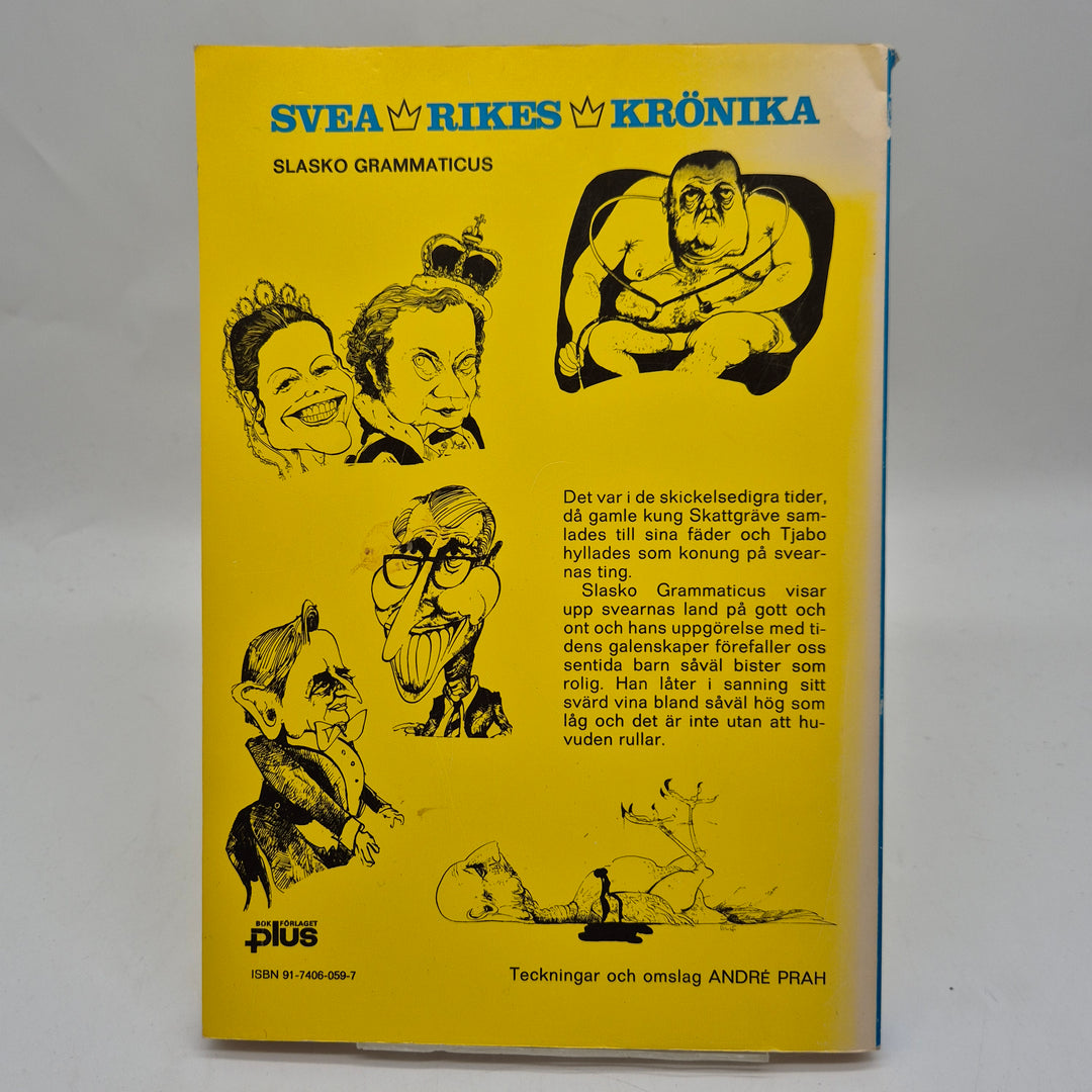 Svea rikes krönika retro satirbok vintage