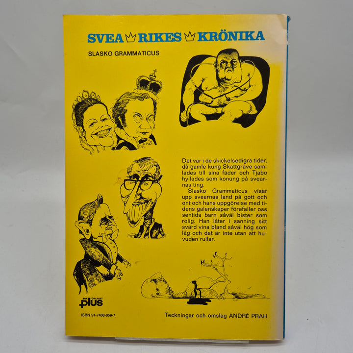 Svea rikes krönika retro satirbok vintage