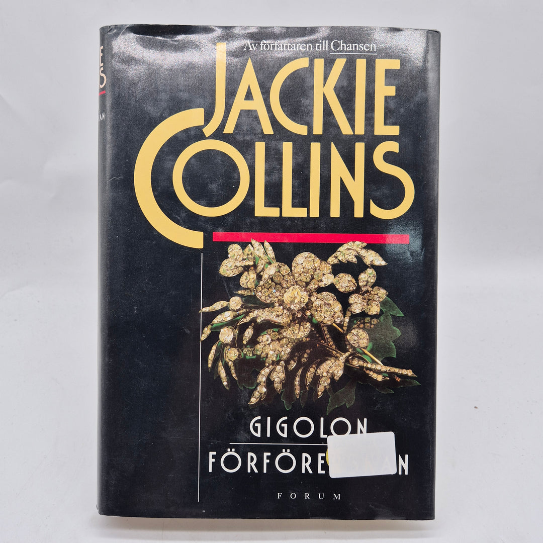 Gigolon Jackie Collins inbunden roman svart guld