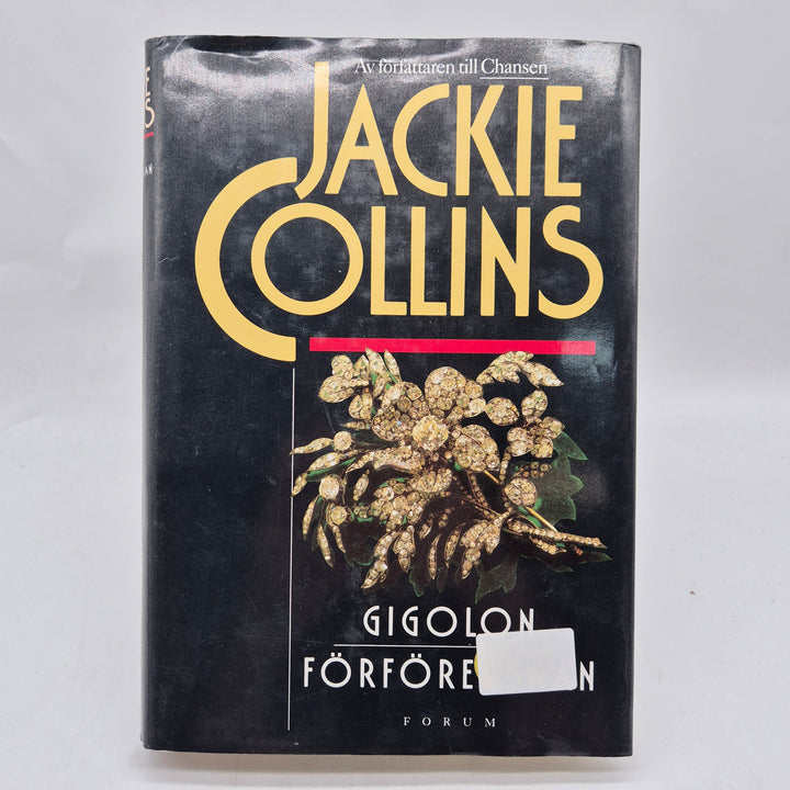 Gigolon Jackie Collins inbunden roman svart guld
