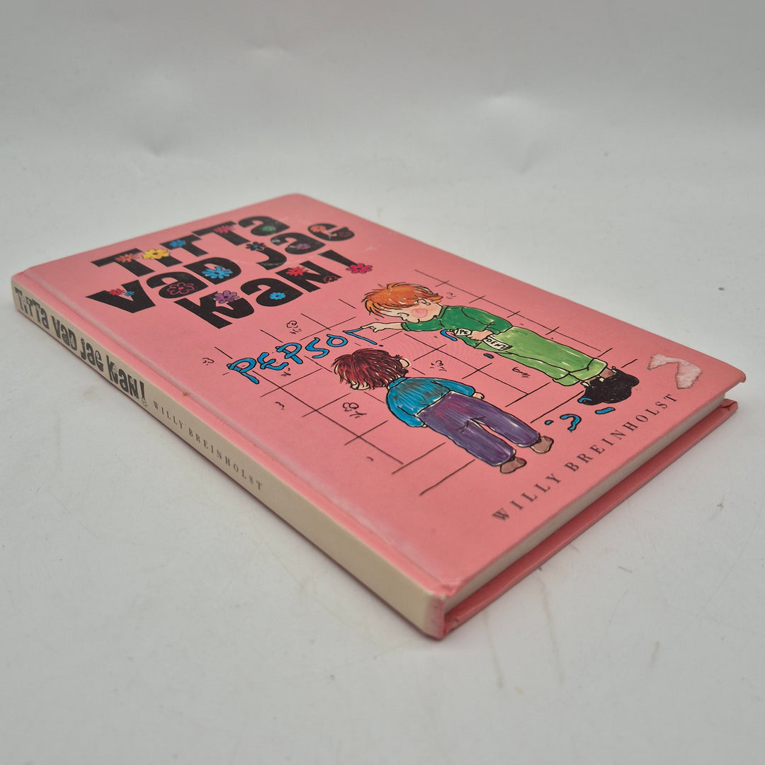 Titta vad jag kan barnbok rosa retro