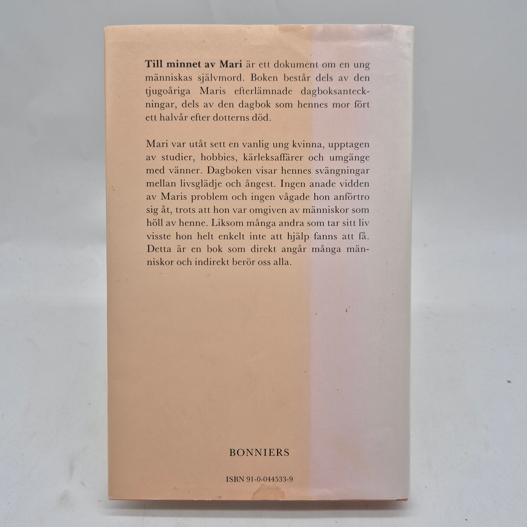 Till minnet av Mari biografi Bonnier retro