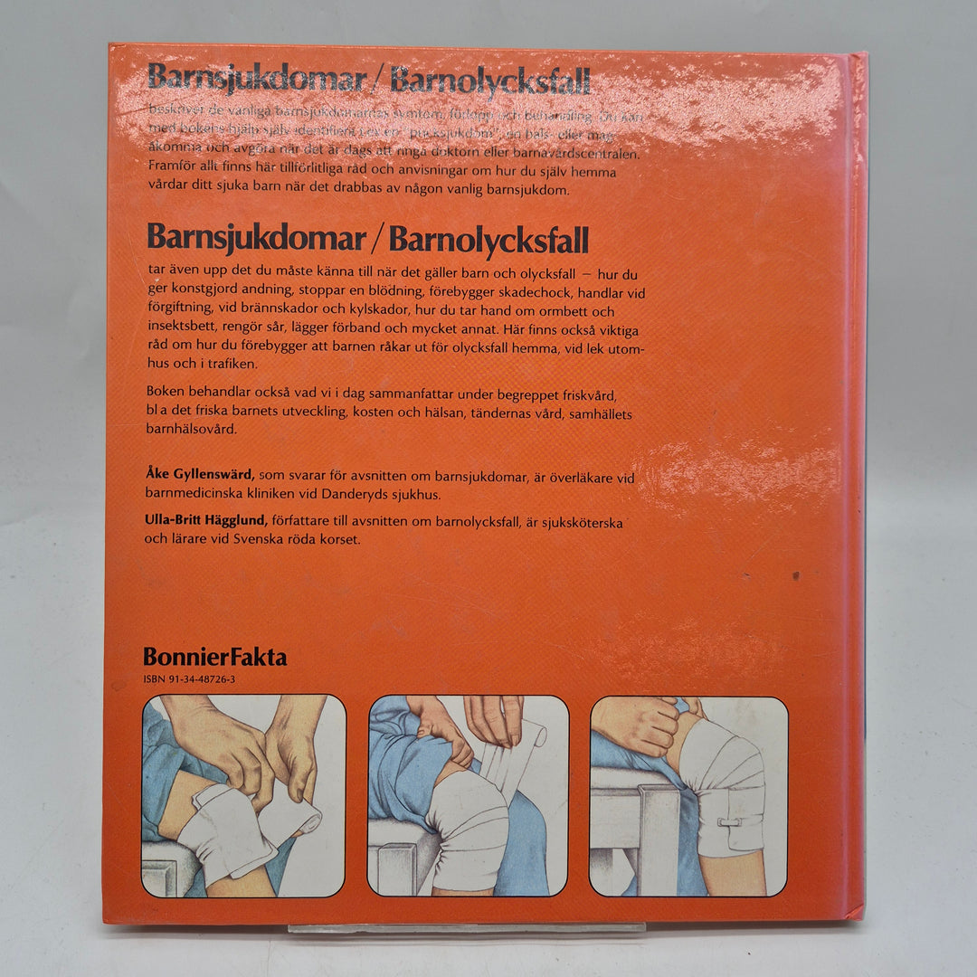 Retro faktabok Barnsjukdomar Barnolycksfall BonnierFakta