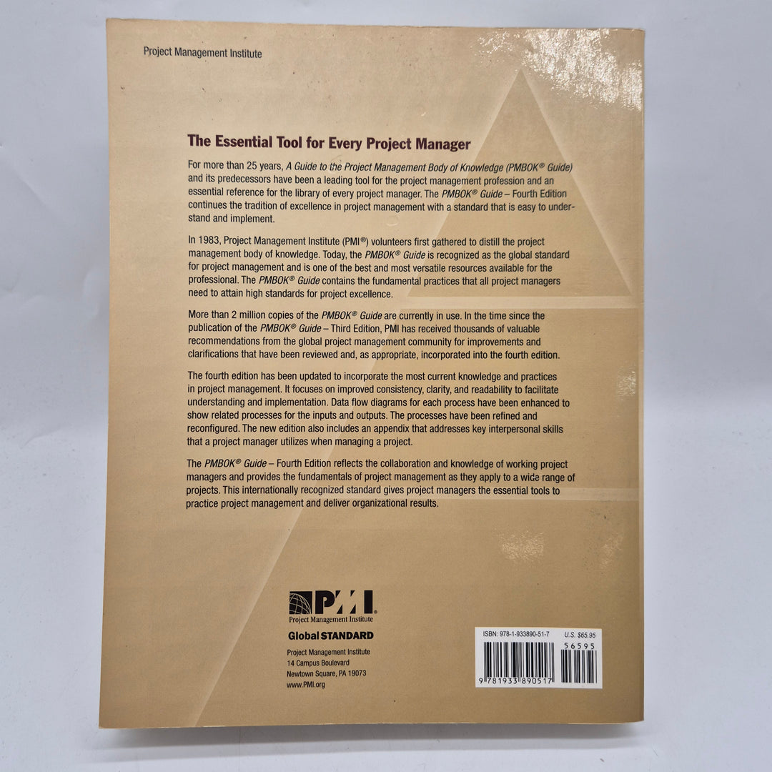 PMBOK Guide fjärde upplagan projektledningsbok PMI