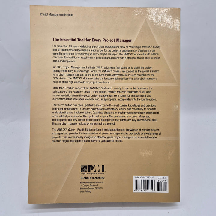 PMBOK Guide fjärde upplagan projektledningsbok PMI