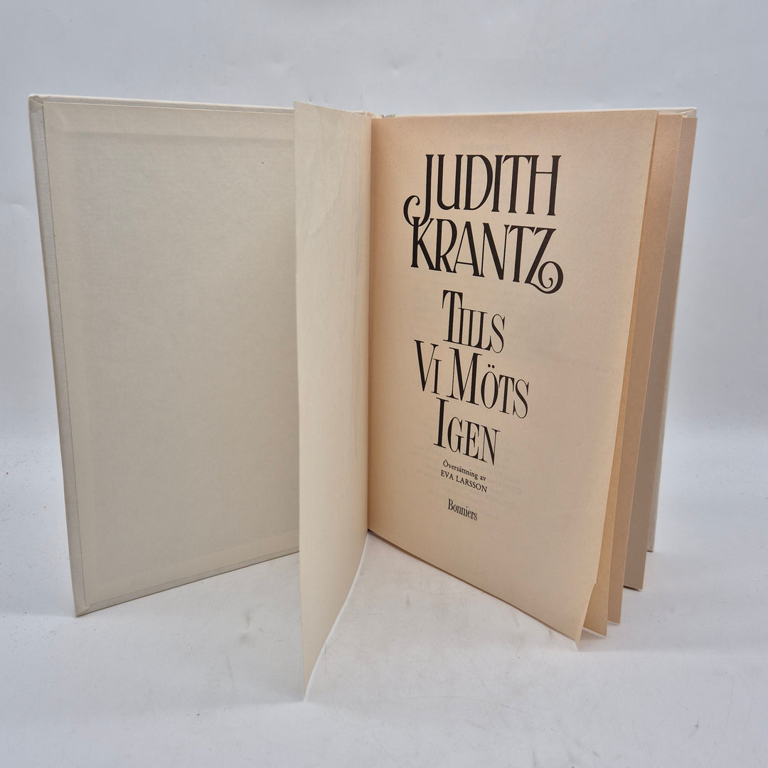 Judith Krantz Tills vi möts igen inbunden retro bok