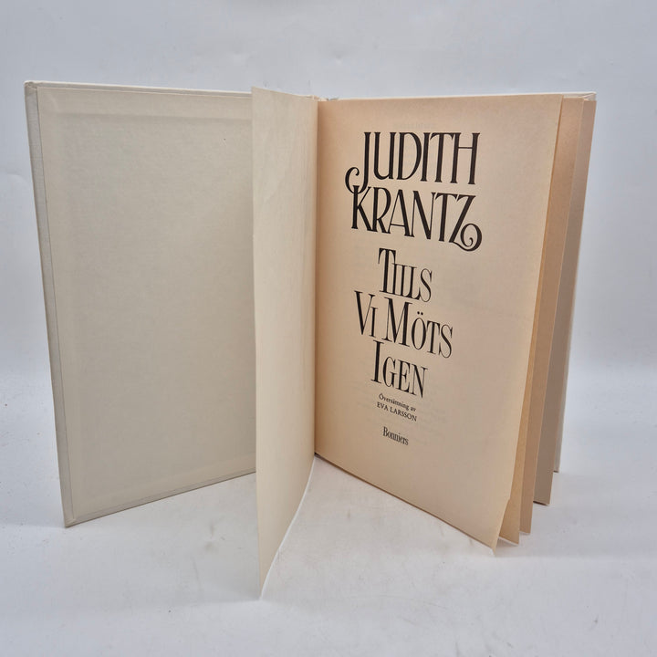 Judith Krantz Tills vi möts igen inbunden retro bok