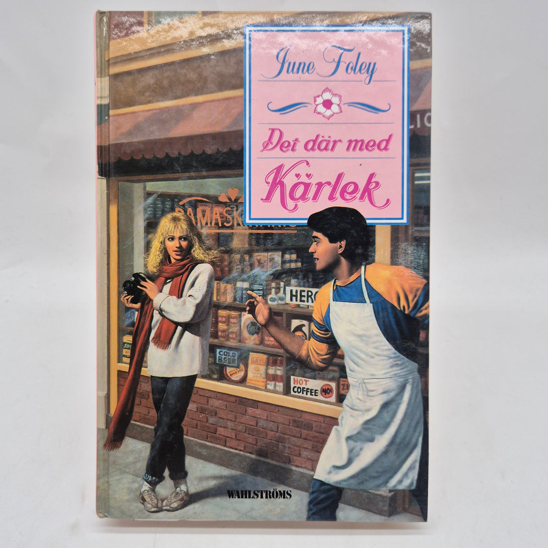 Retro ungdomsbok Det där med kärlek Wahlströms