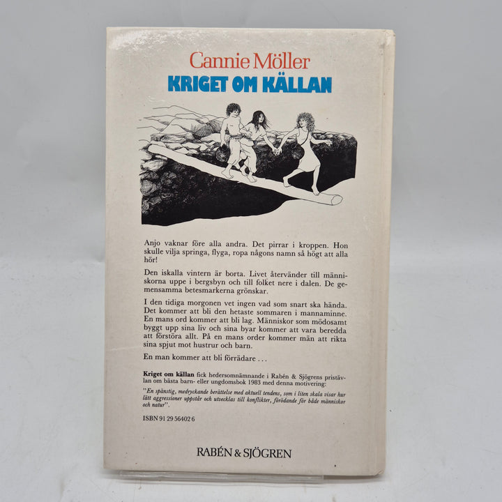 Kriget om källan ungdomsbok retro inbunden
