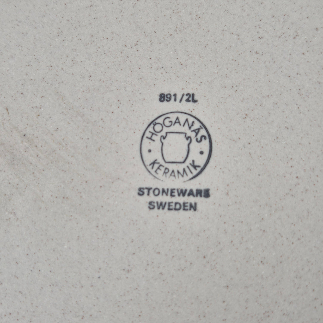 Höganäs klassisk retro stengodsgryta brun 2L
