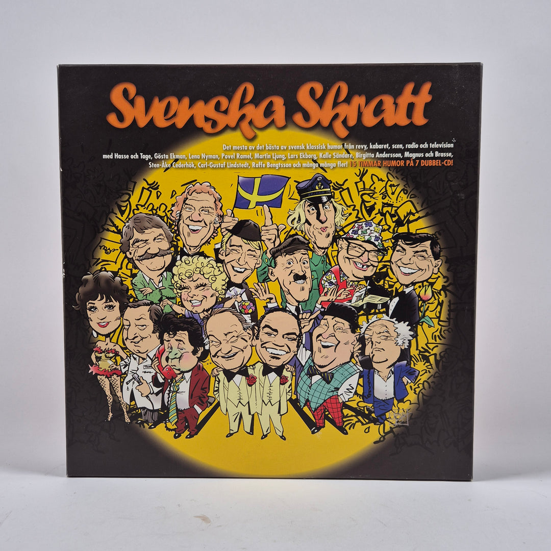 Svenska Skratt retro dubbel CD humorsamling