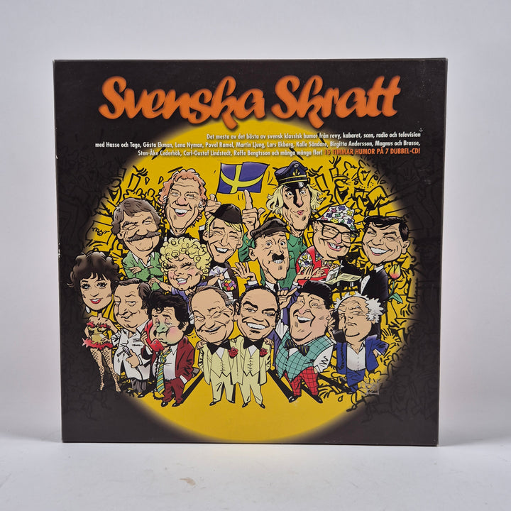 Svenska Skratt retro dubbel CD humorsamling