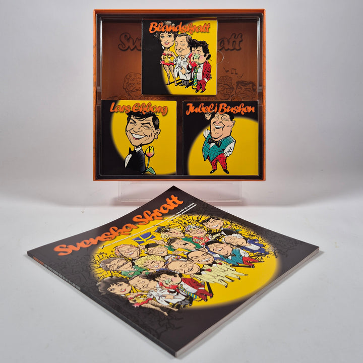 Svenska Skratt retro dubbel CD humorsamling