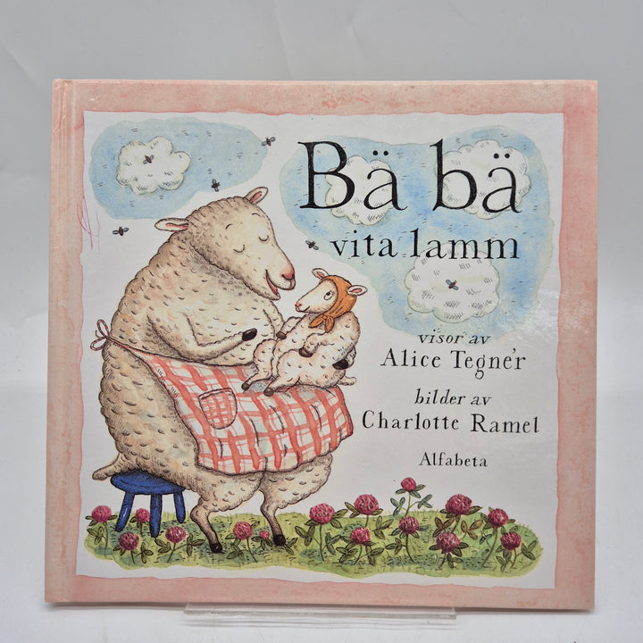 Barnbok Bä bä vita lamm Alfabeta inbunden