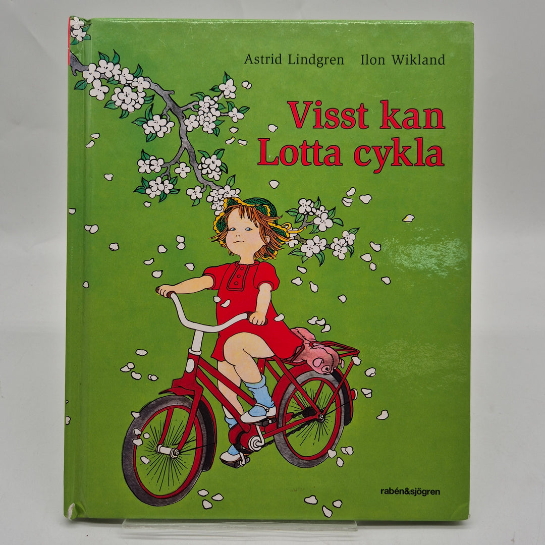 Visst kan Lotta cykla barnbok Astrid Lindgren