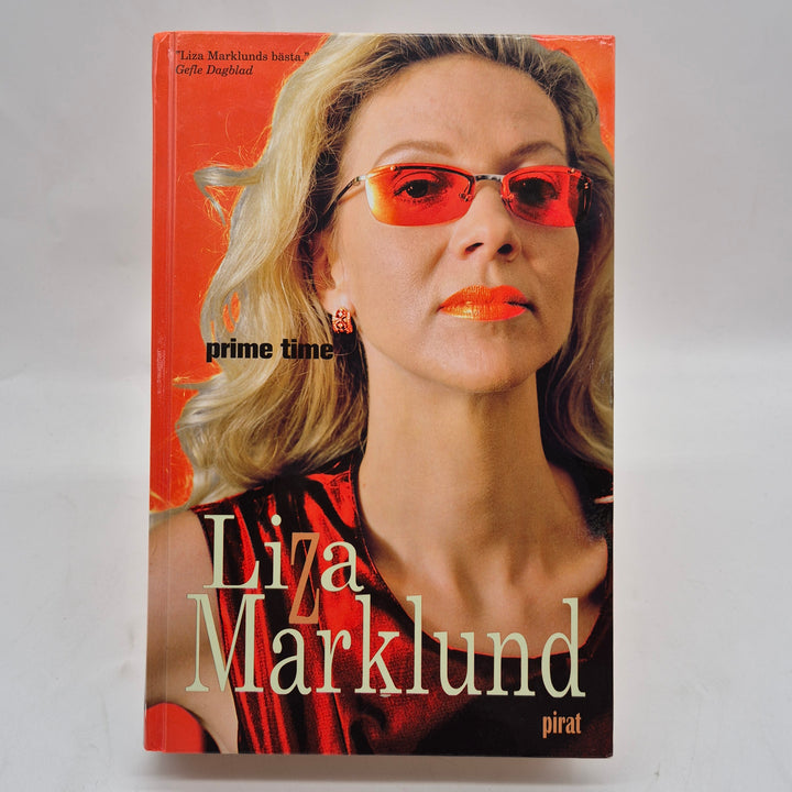 Prime Time kriminalroman Liza Marklund inbunden orange