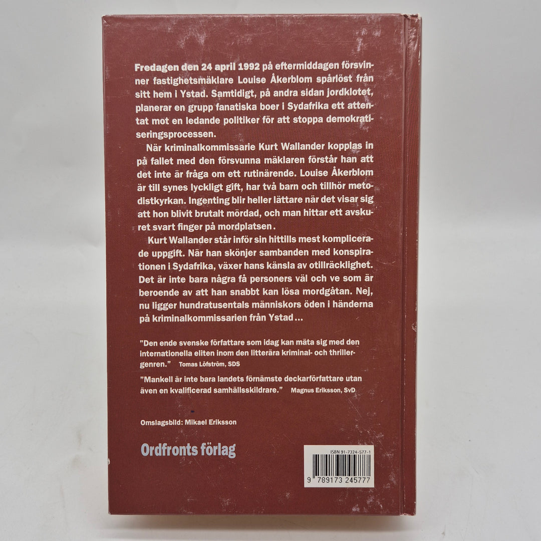 Den vita lejoninnan inbunden kriminalroman Mankell