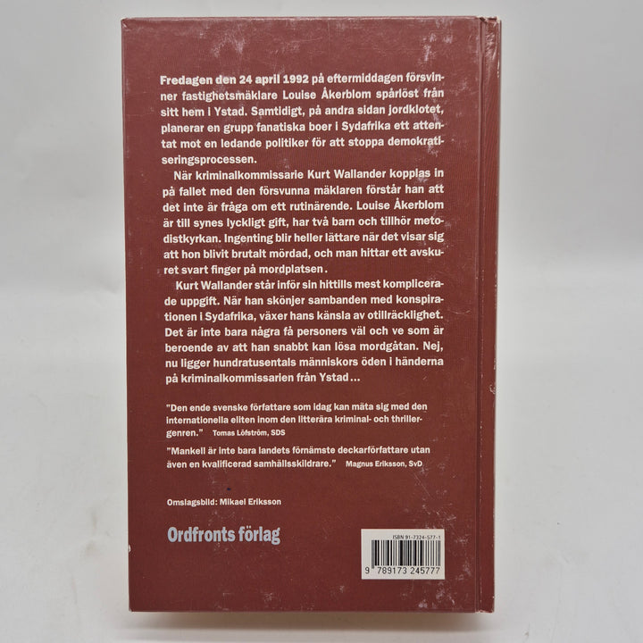 Den vita lejoninnan inbunden kriminalroman Mankell