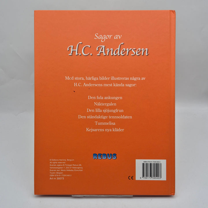 Sagor av H C Andersen inbunden sagobok