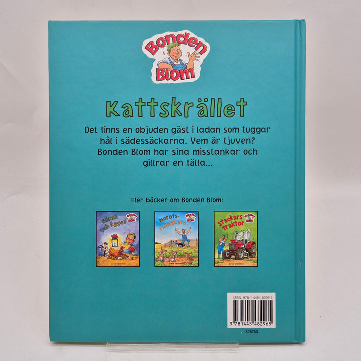 Bonden Blom Kattskrället bilderbok inbunden begagnad