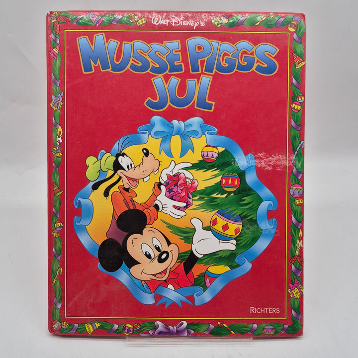 Musse Piggs Jul Disney barnbok inbunden