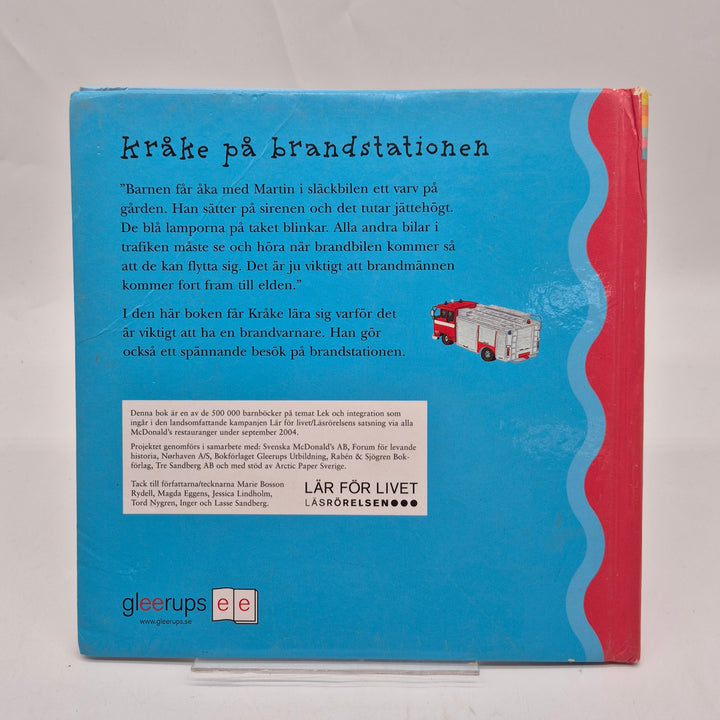 Barnbok Kråke på brandstationen Gleerups