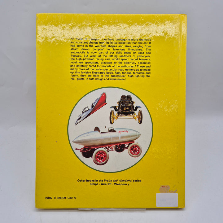 Retro bildbok Weird and Wonderful Autos gul