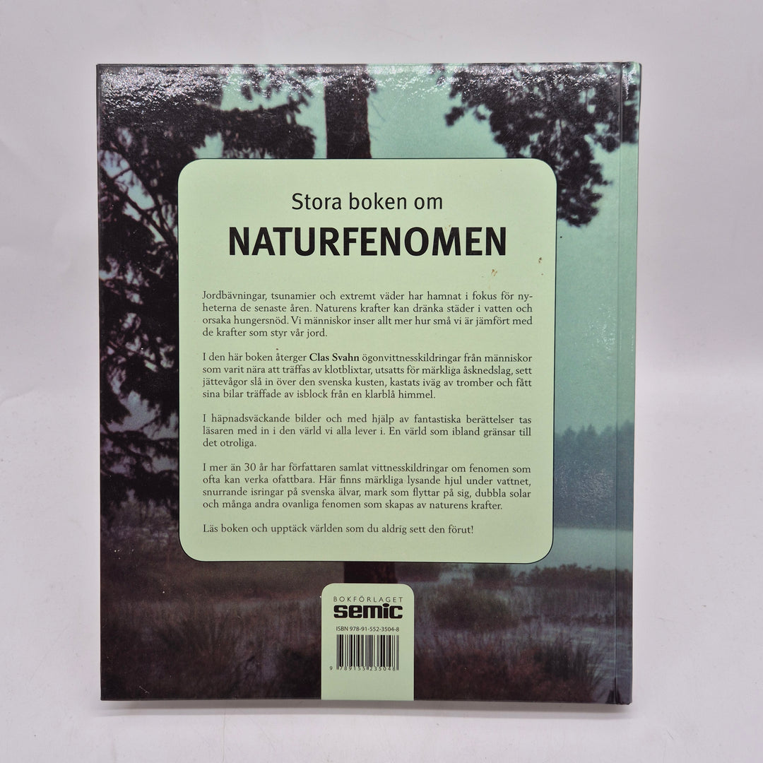 Stora boken om naturfenomen faktabok begagnad