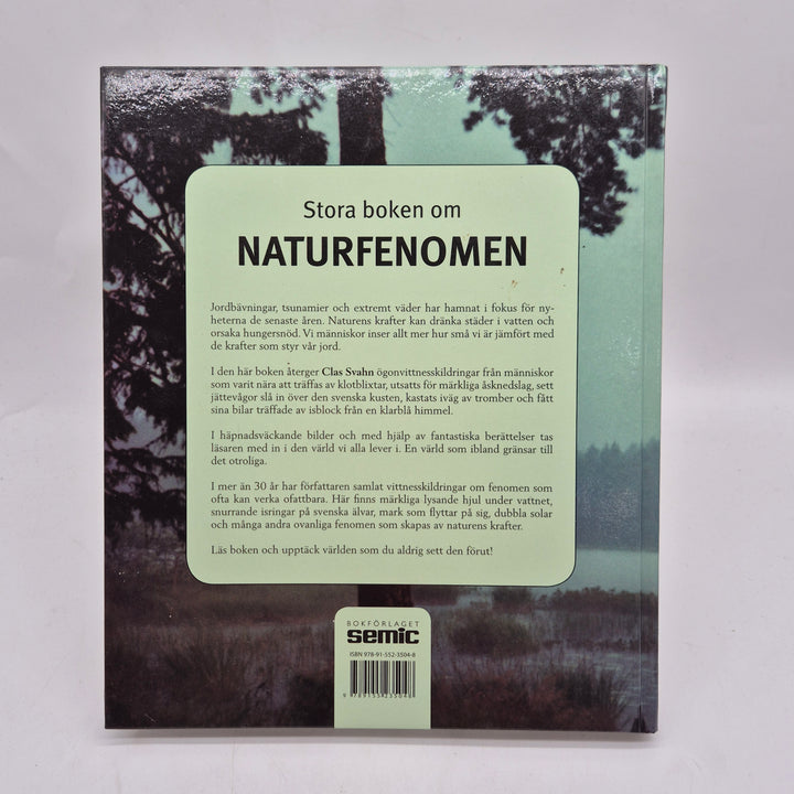 Stora boken om naturfenomen faktabok begagnad