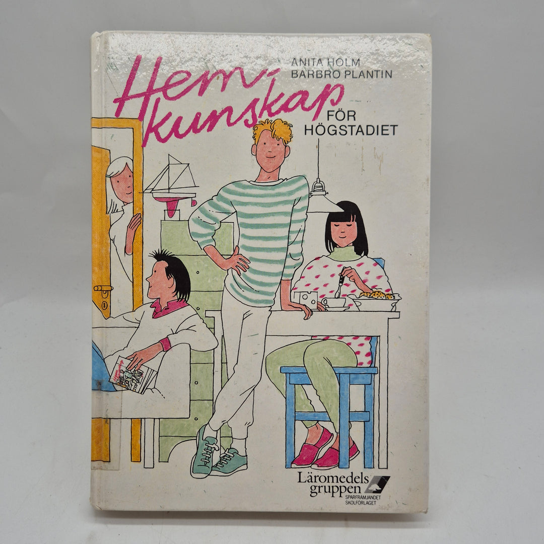 Retro lärobok hemkunskap högstadiet 1980-tal