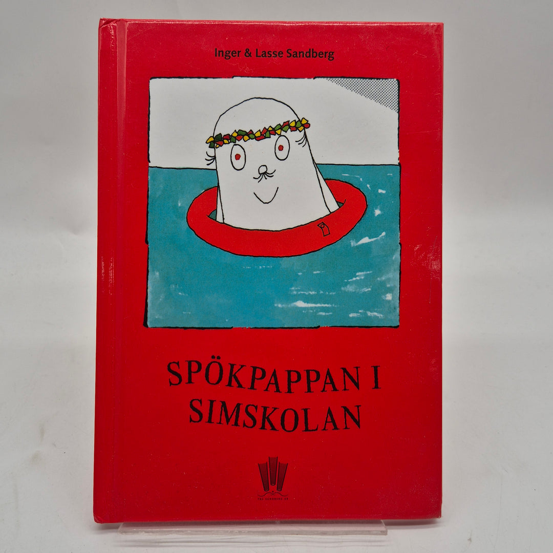 Lilla Spöket Laban bok Spökpappan i simskolan