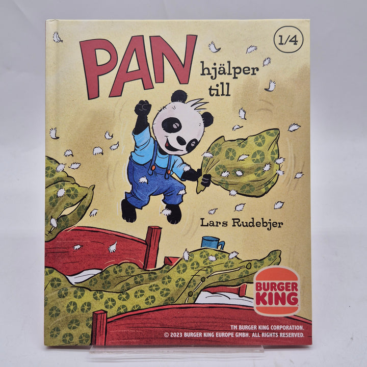 Barnbok Pan hjälper till Burger King modern