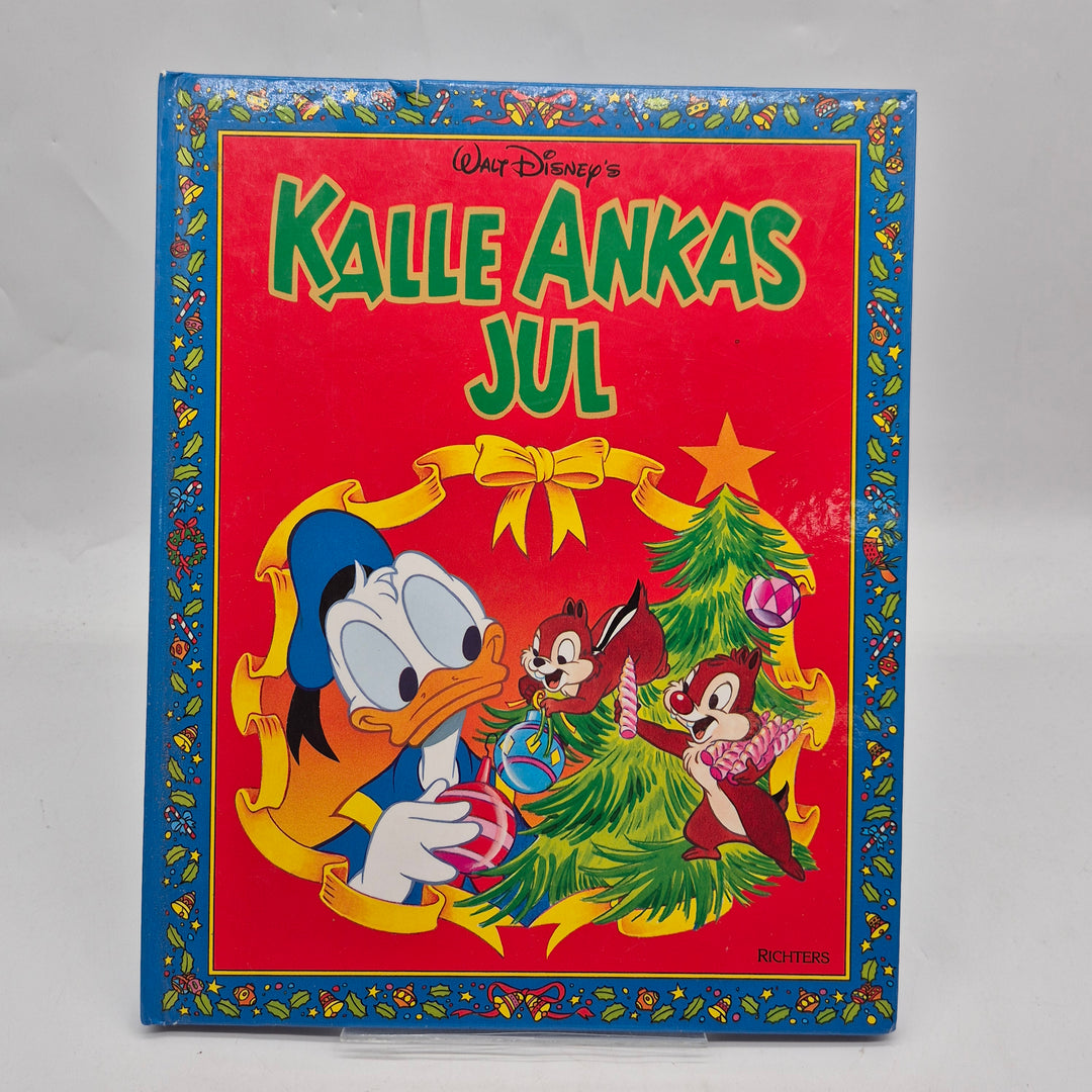 Retro julig barnbok Kalle Ankas Jul