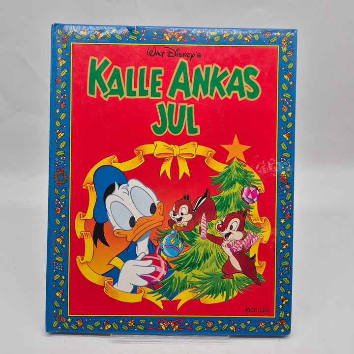 Retro julig barnbok Kalle Ankas Jul