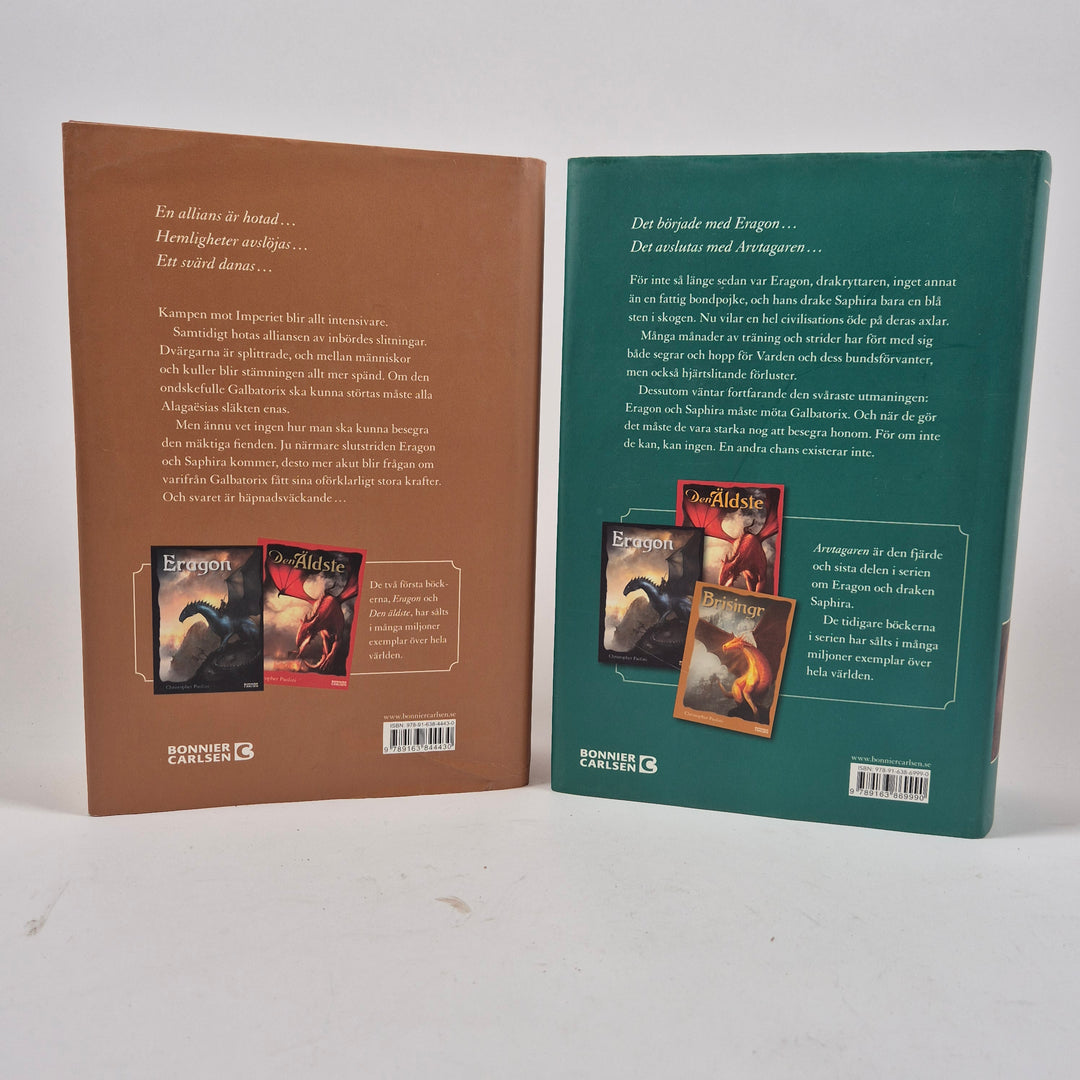 Brisingr och Arvtagaren bokpaket inbundna fantasy