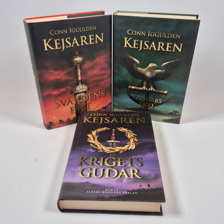 Conn Iggulden Kejsaren trilogi inbundna böcker