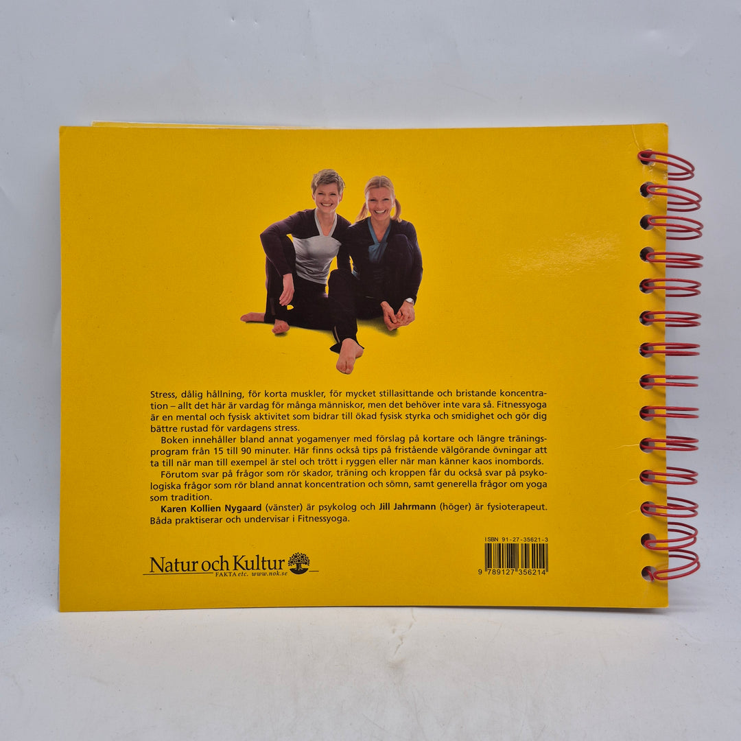 Fitness Yoga bok spiralbunden Natur och Kultur