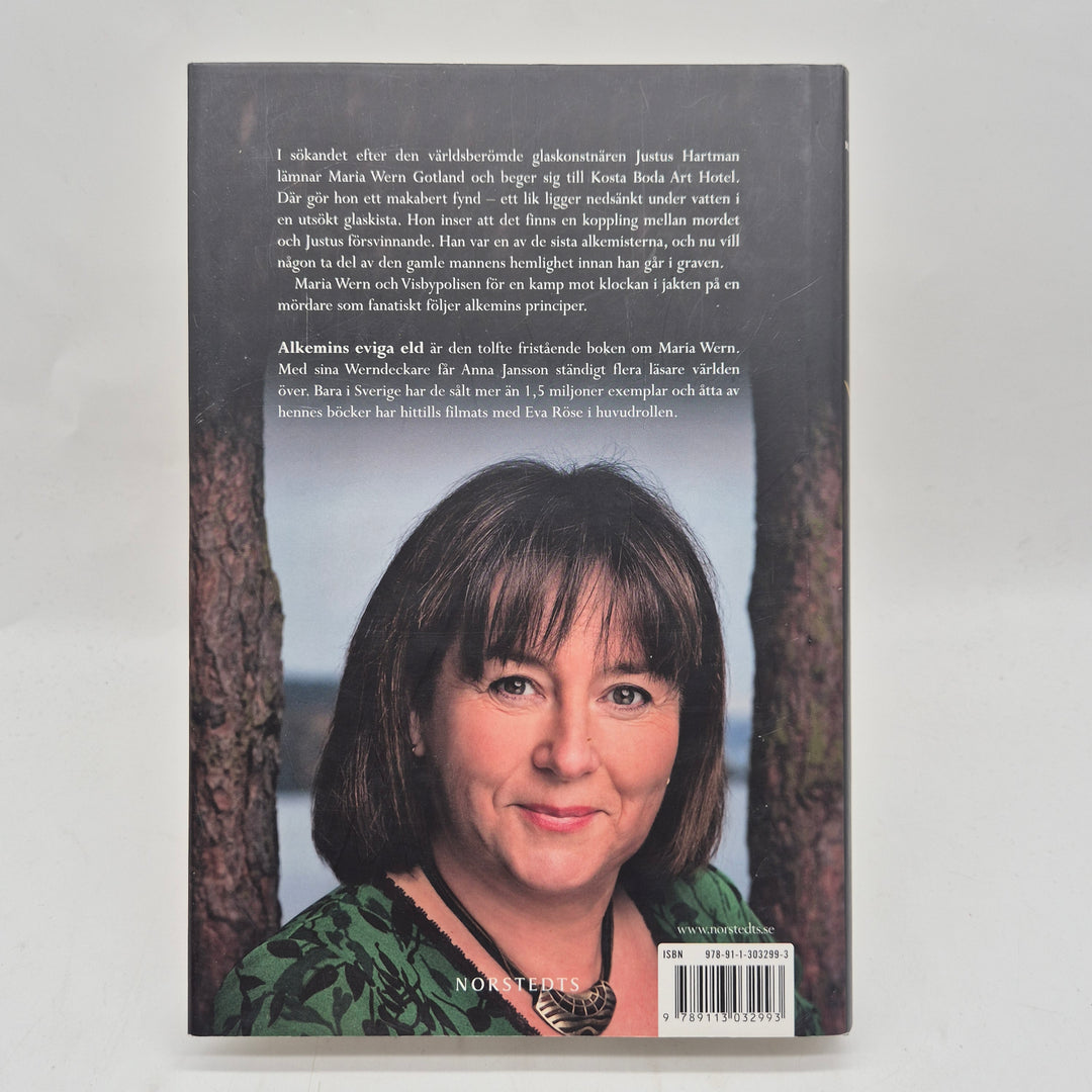 Alkemiens eviga eld kriminalroman inbunden bok