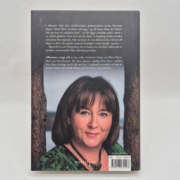 Alkemiens eviga eld kriminalroman inbunden bok