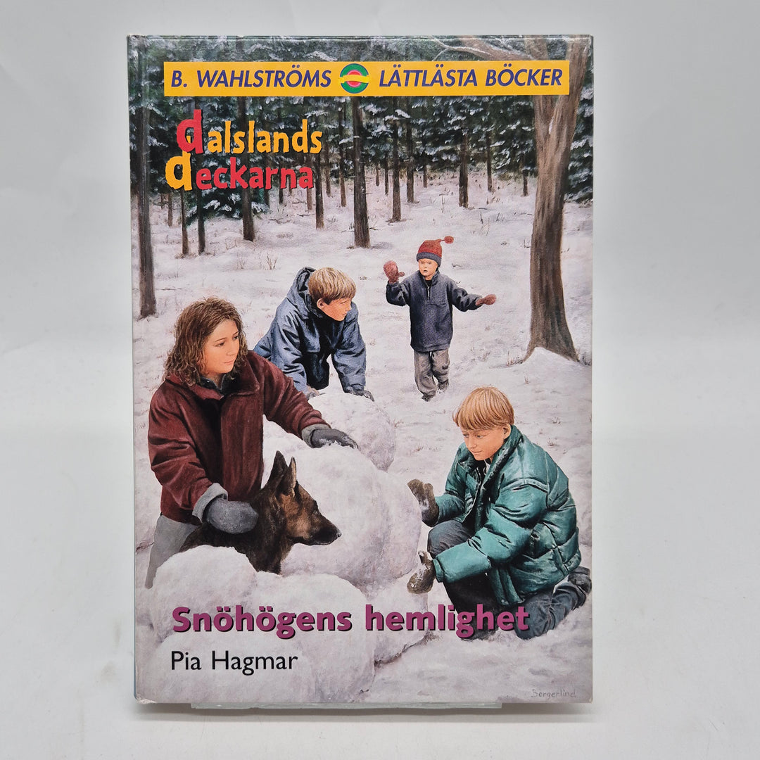 Dalslandsdeckarna Snöhögens hemlighet barnbok inbunden