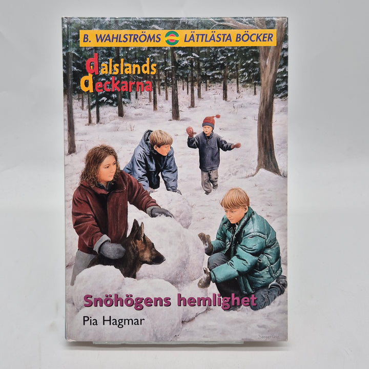 Dalslandsdeckarna Snöhögens hemlighet barnbok inbunden