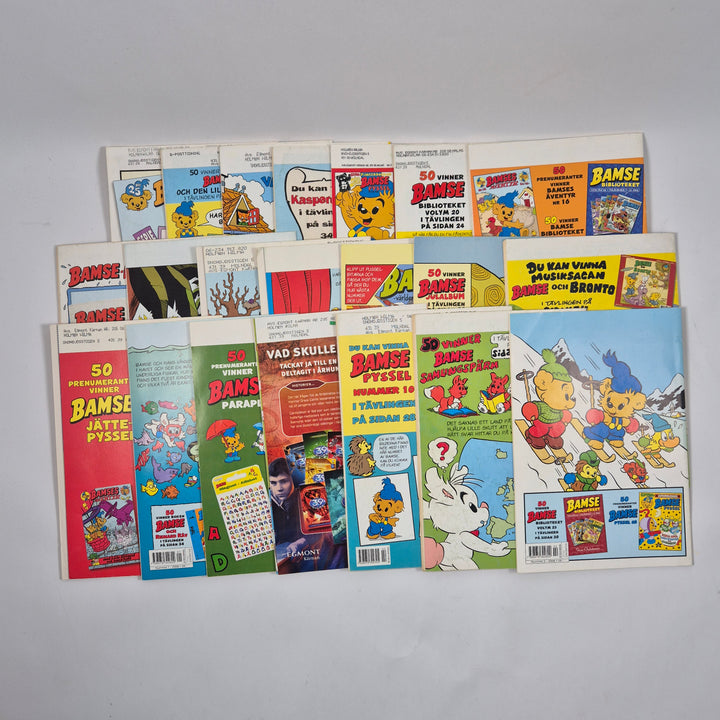 Bamse serietidningar samling blandade nummer 2000tal