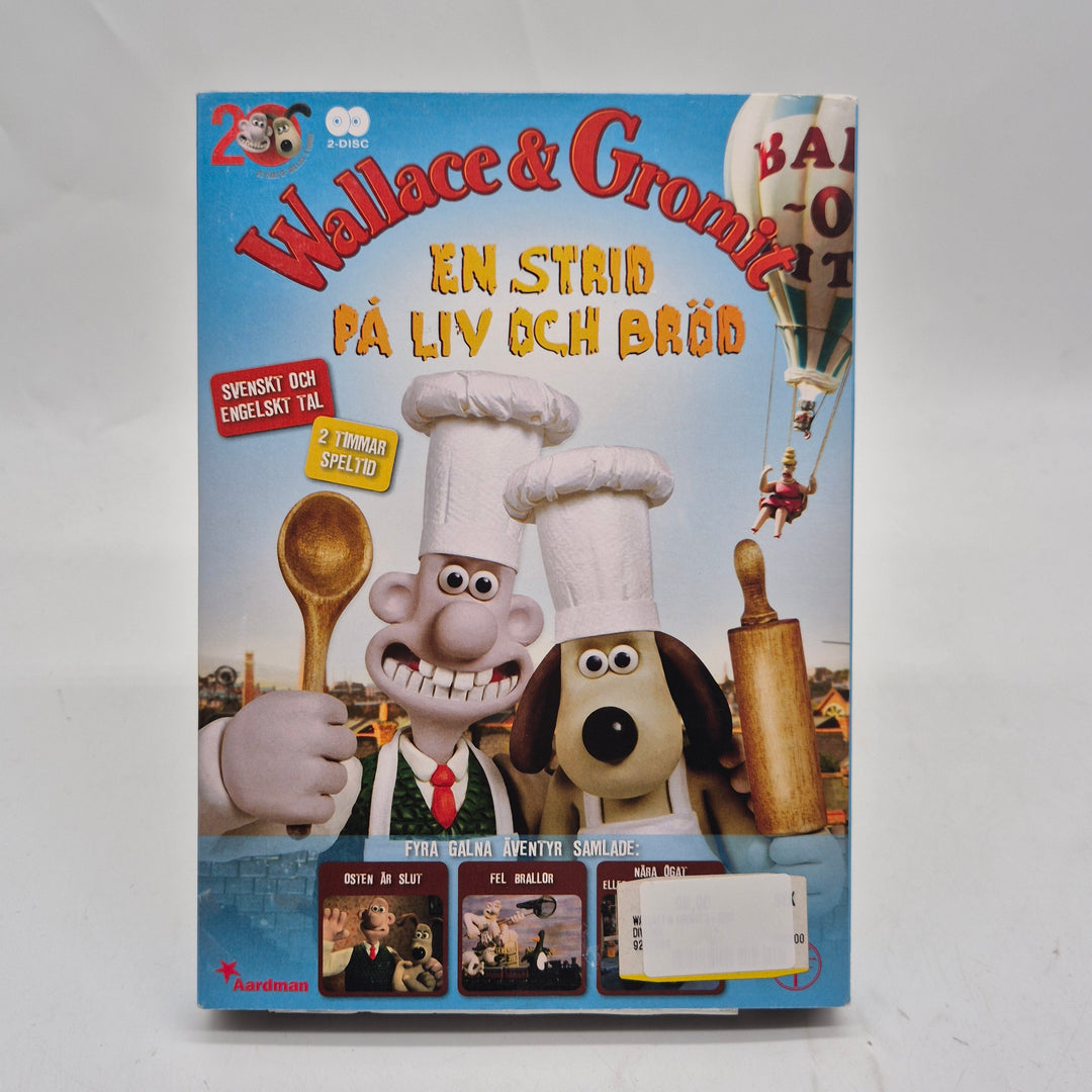 Wallace & Gromit DVD En strid på liv och bröd