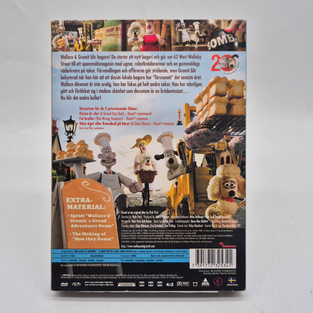 Wallace & Gromit DVD En strid på liv och bröd