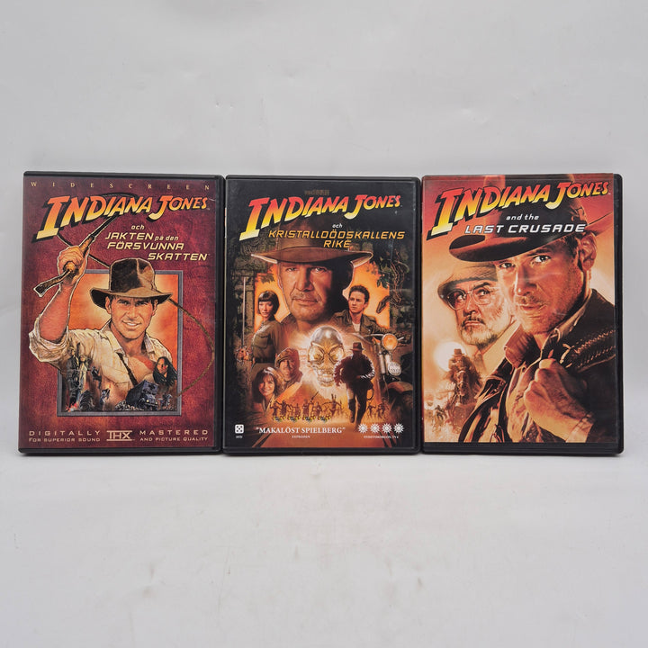 Indiana Jones DVD box 3 pack retro