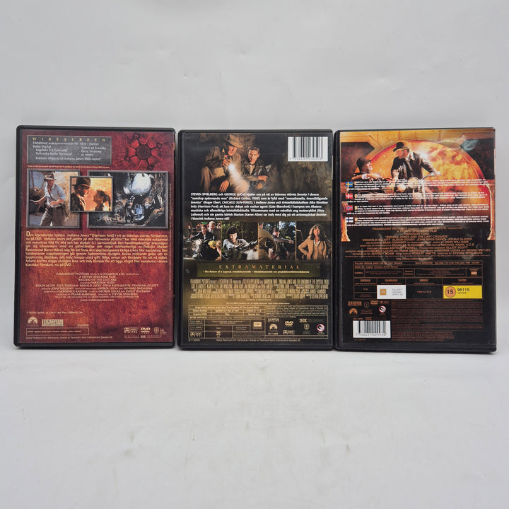 Indiana Jones DVD box 3 pack retro