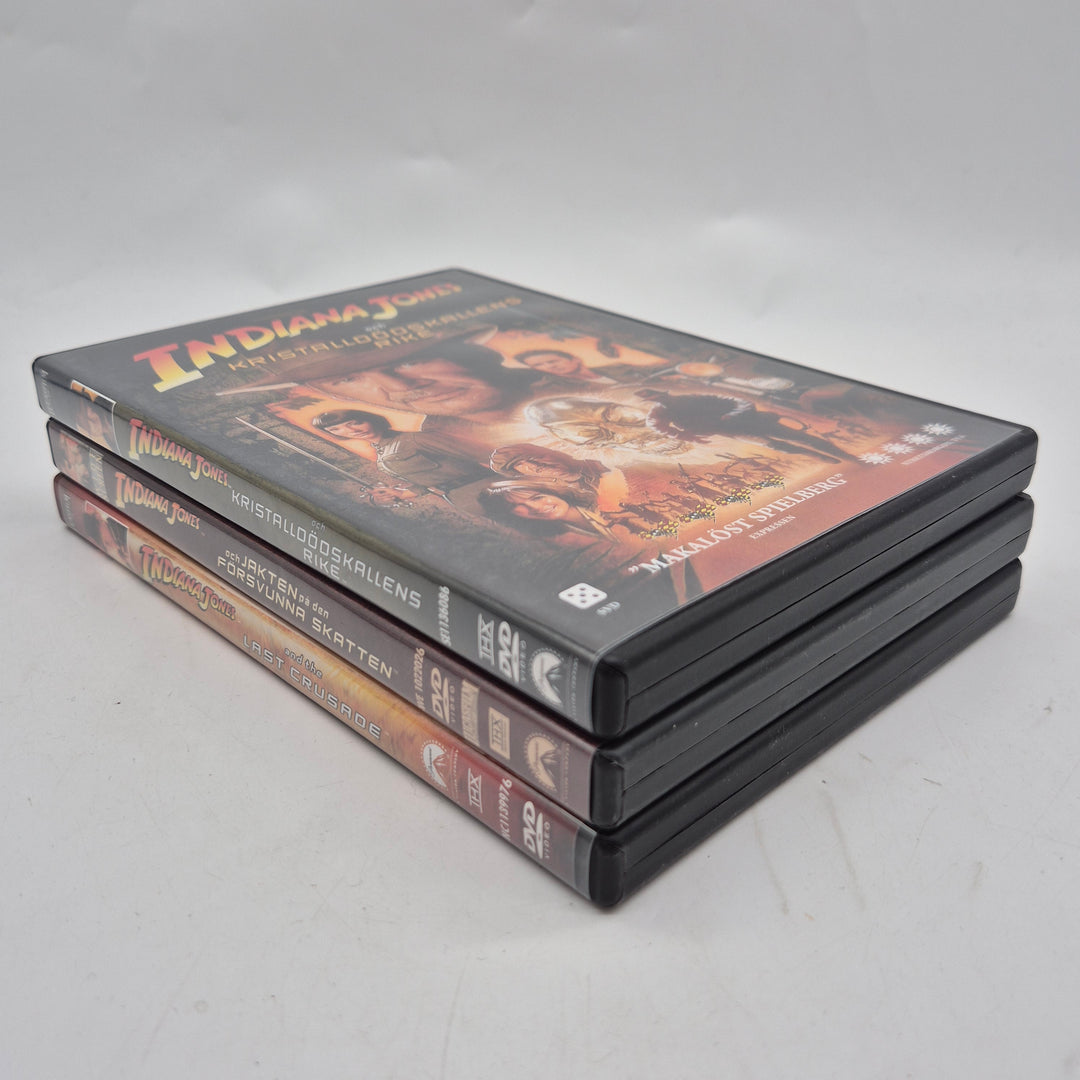 Indiana Jones DVD box 3 pack retro