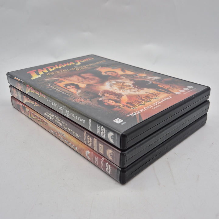 Indiana Jones DVD box 3 pack retro