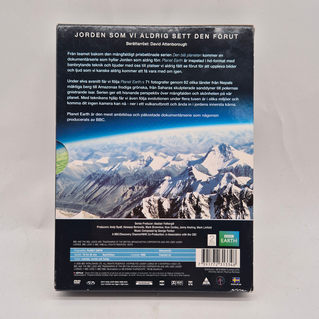 Planet Earth DVD box BBC Earth dokumentärserie