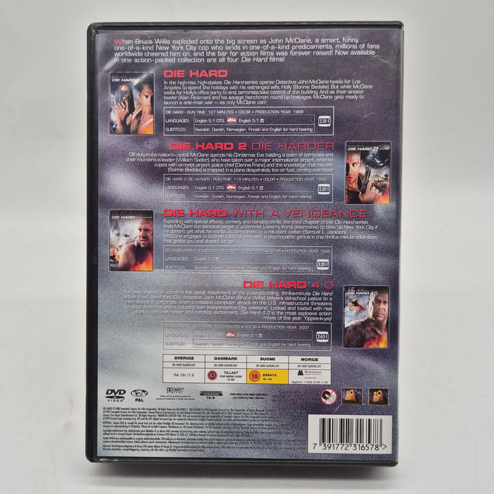Die Hard Quadrilogy DVD box klassisk action